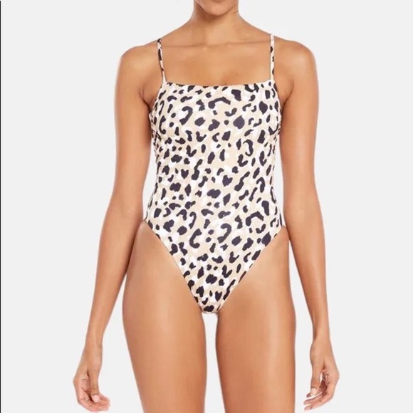 Vitamin A Leopard Print One Piece Swimsuit - Picture 3 of 9